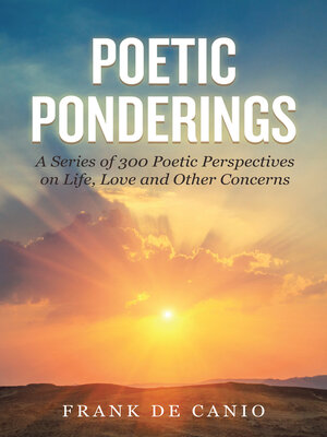 cover image of Poetic Ponderings